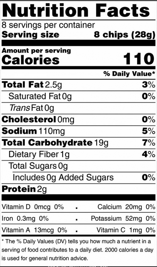 Black Bean Tortilla Chips (8oz) - Image 2