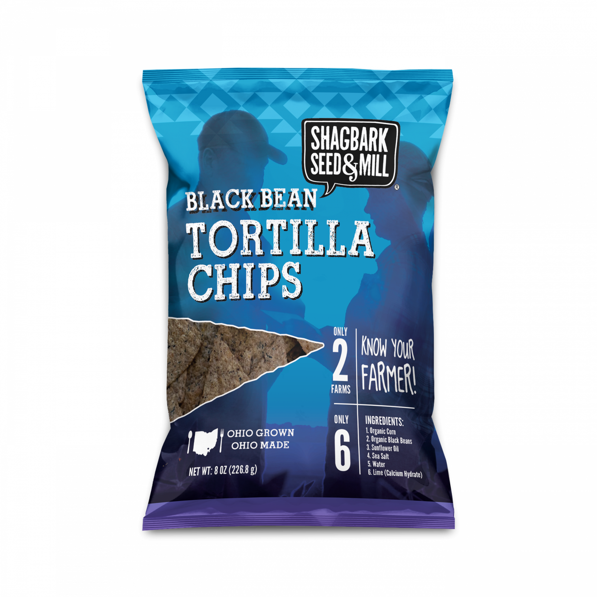 Black Bean Tortilla Chips (8oz) - Shagbark Seed & Mill